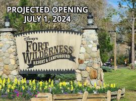 Fort Wilderness Projected Opening Feb 12 2024