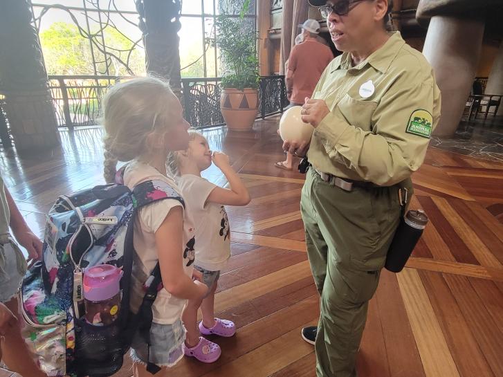 Guest Photo from Amy B: Guests in lobby of Disney's Animal Kingdom Villas