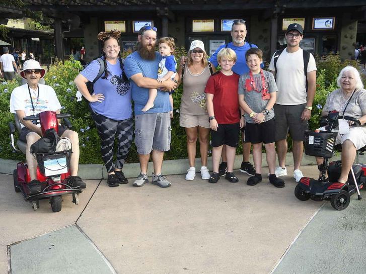 Guest Photo from Chrissy Morgan: Guests in front of entrance at Disney's Animal Kingdom park