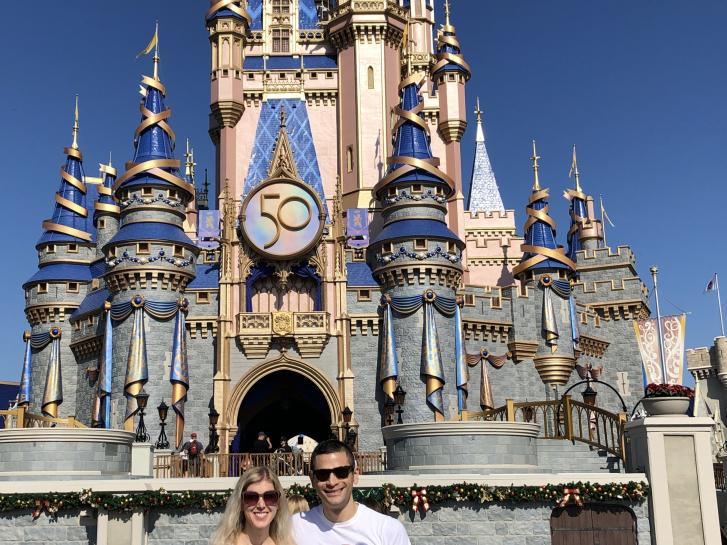 Guest Photo from The Mortons: Guests in front of Cinderella Castle at the Magic Kingdom