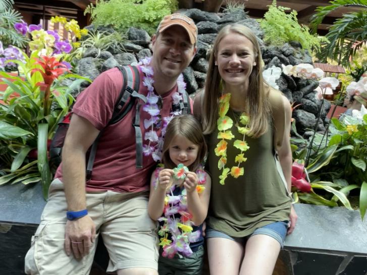 Guest Photo from Chrissy Renegar: Guests in the lobby of the Polynesian Resort