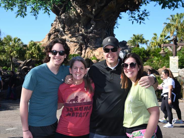 Guest Photo from Andrew Jackson: Guests in front of the Tree of Life at Animal Kingdom