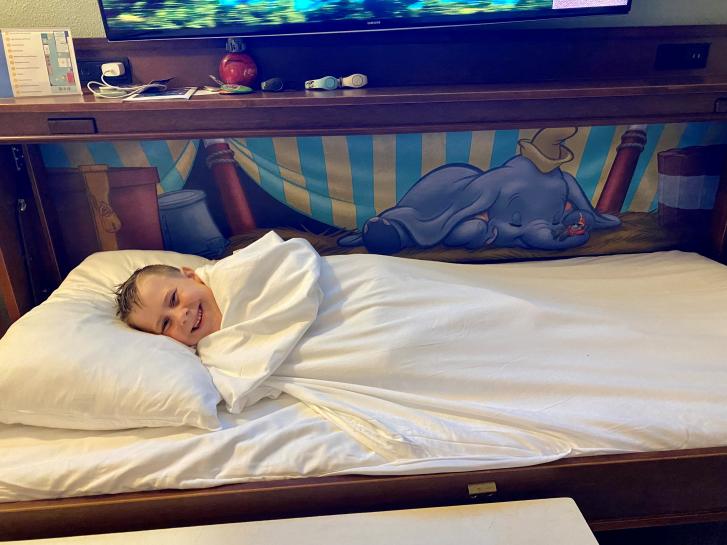 Guest Photo from Amanda McNerney: Guest in their room at Boardwalk Villas 